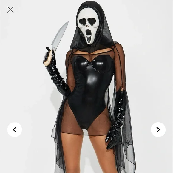 Scream 🔥 ghostface costume cosplay Halloween Fashion Nova sexy - Picture 3 of 5